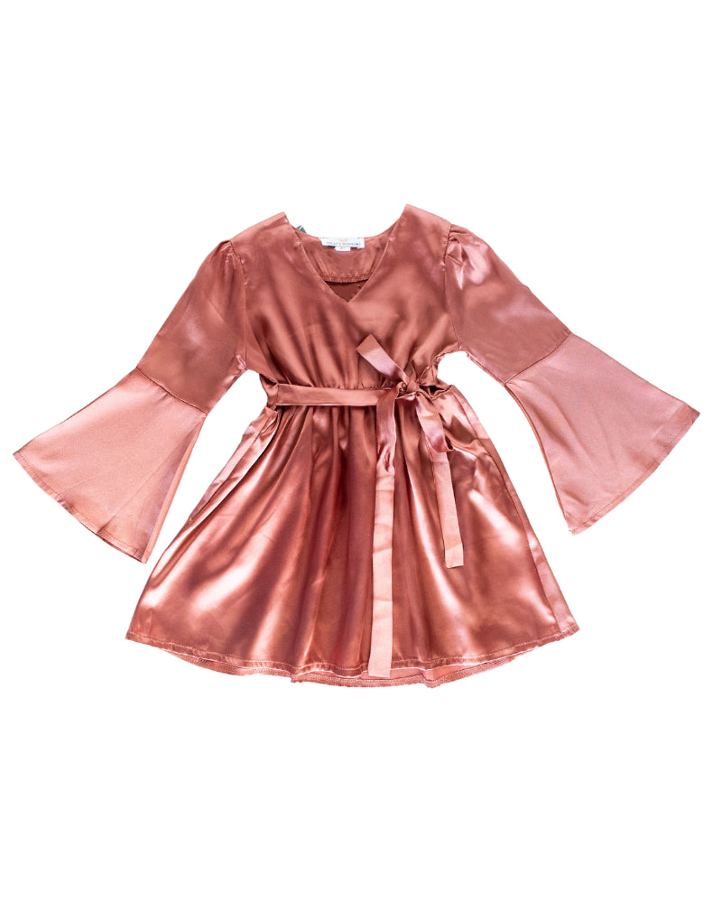 Rose Flare Sleeve Dress Cora & Viola Rose Flare Sleeve Dress Cora & Viola