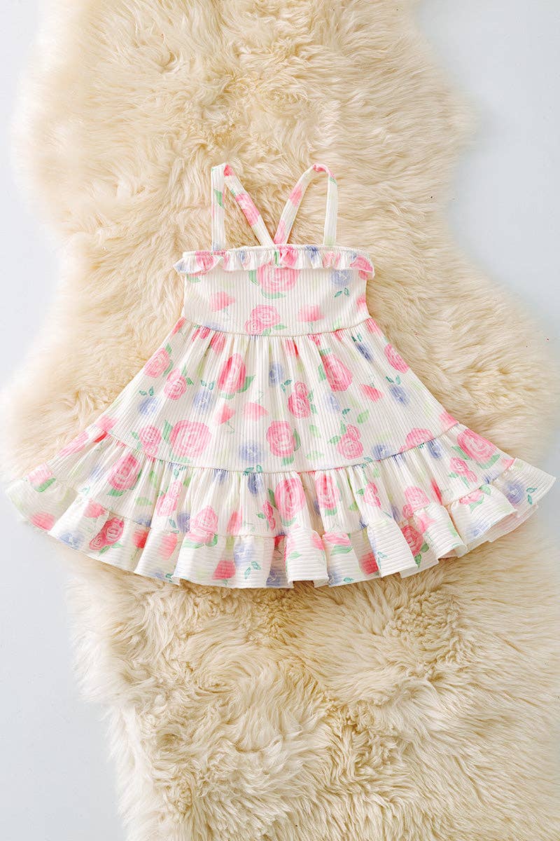 Rose Ruffle Dress