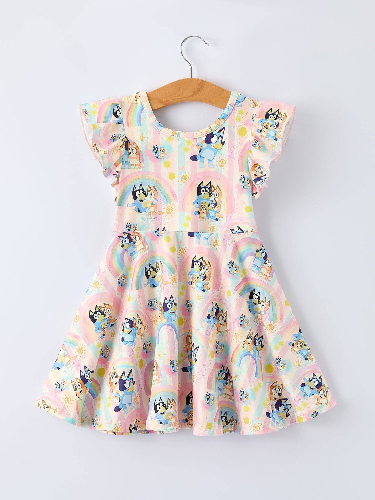 Rainbow Bluey Dress