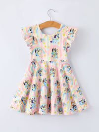 Rainbow Bluey Dress