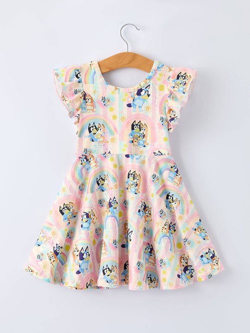 Rainbow Bluey Dress