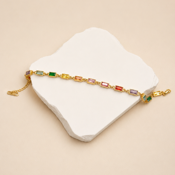 Rainbow Crystal Bracelet