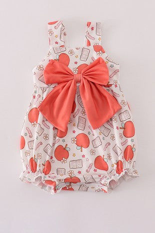 Apple Bow Romper