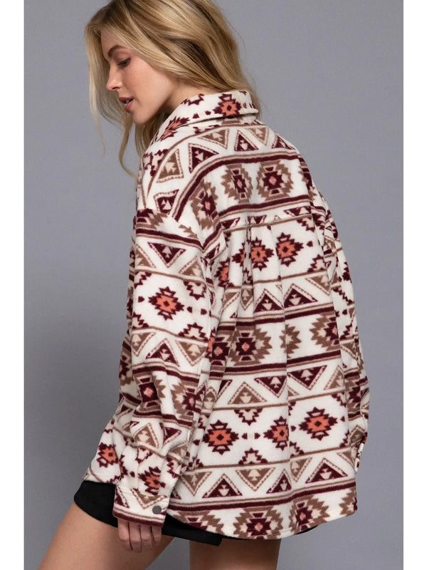 Aztec Fleece Shacket