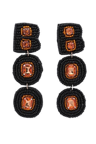 BOO Beaded Earrings