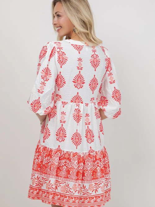 Soft Bloom Babydoll Dress