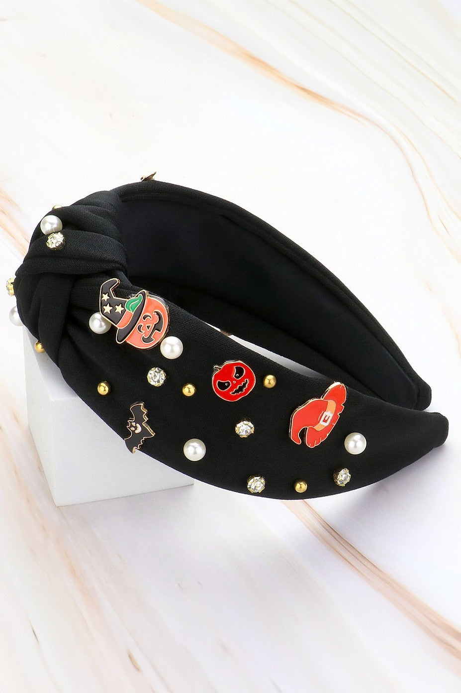 Halloween Enamel Charm Headband