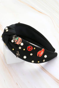 Halloween Enamel Charm Headband