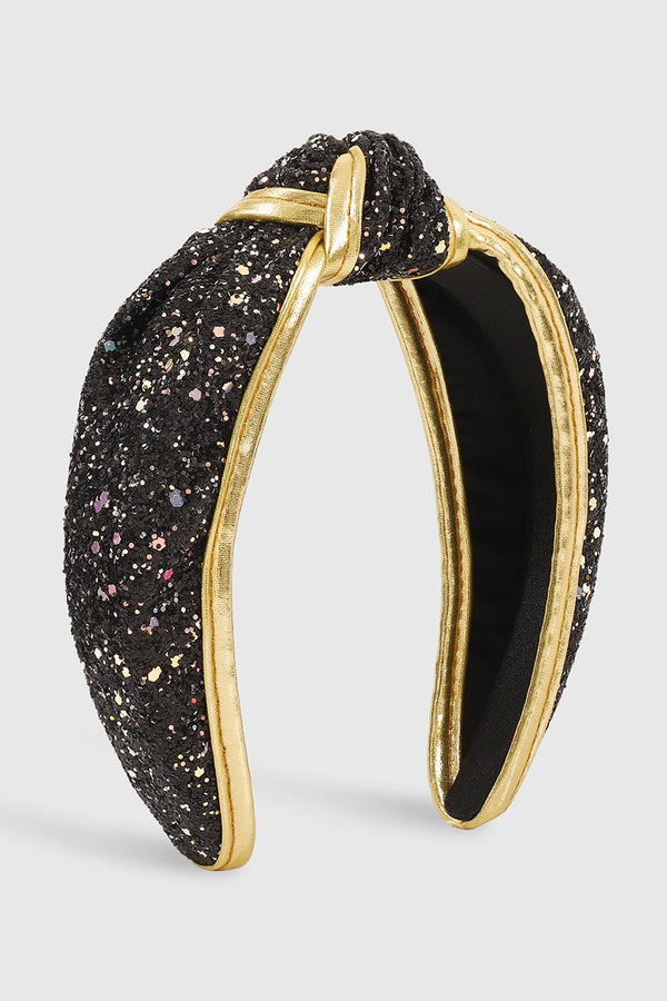 Sparkly Top Knot Headband