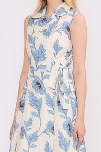Blue Floral Dress