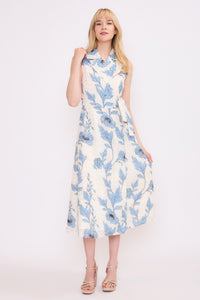 Blue Floral Dress