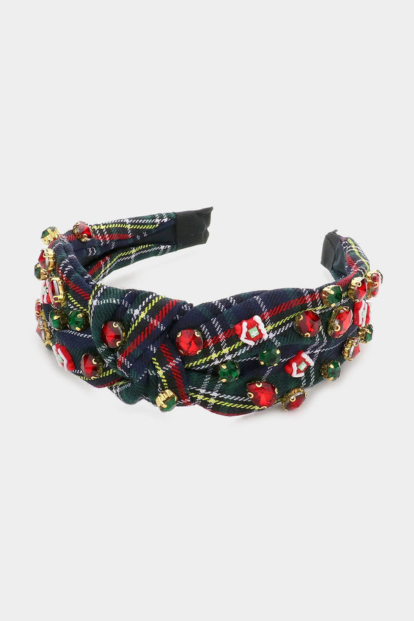 Christmas Plaid Headband