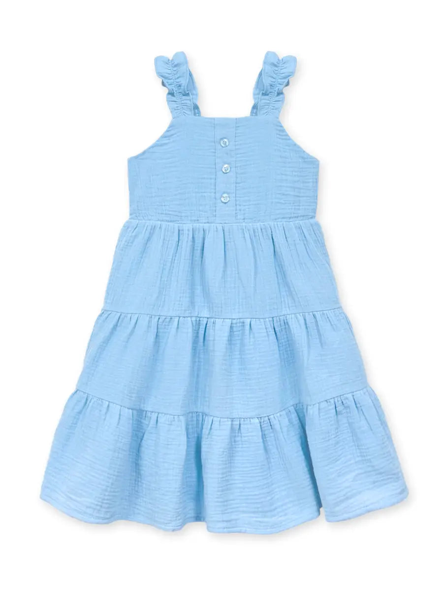 Blue Crinkle Dress