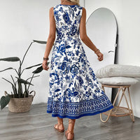 Blue Floral Maxi