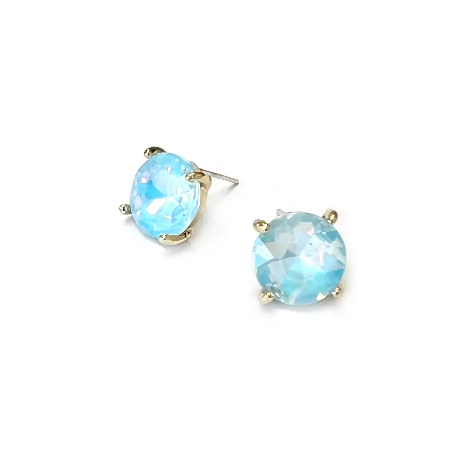 Glass Stud Earrings