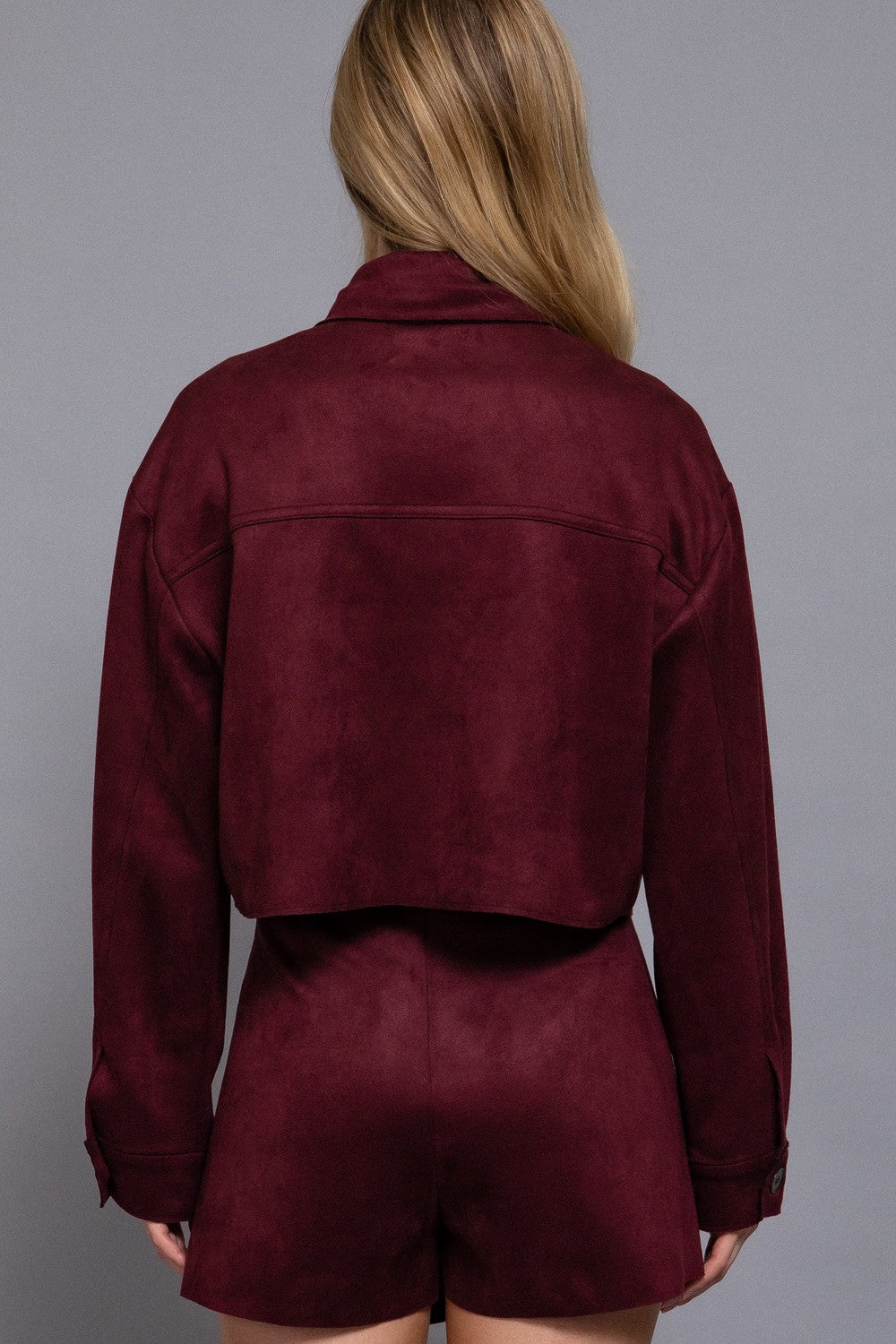 Faux Suede Jacket