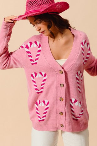 Candy Cane Cardigan