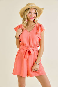 Coral Romper