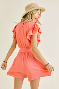 Coral Romper