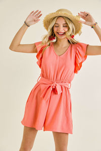 Coral Romper