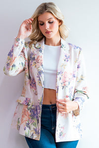 Pastel Floral Blazer
