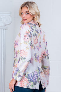Pastel Floral Blazer