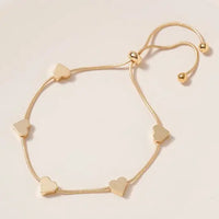 Heart Pull-Tie Bracelet
