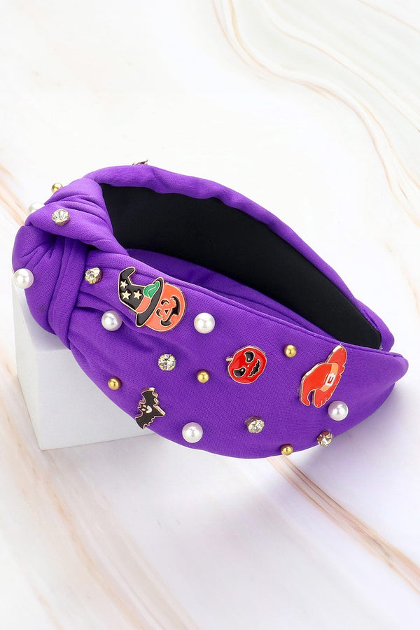Halloween Enamel Charm Headband