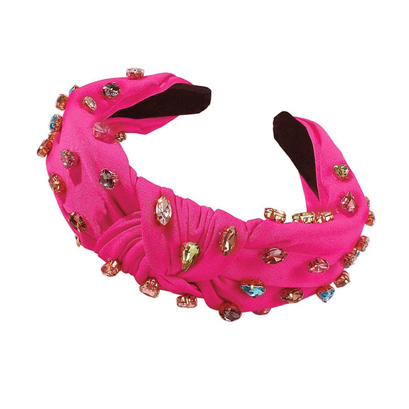 Headband with Colorful Rhinestones