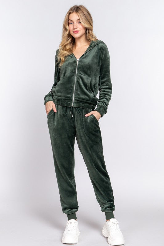 Furry 2 Piece Jogger Set