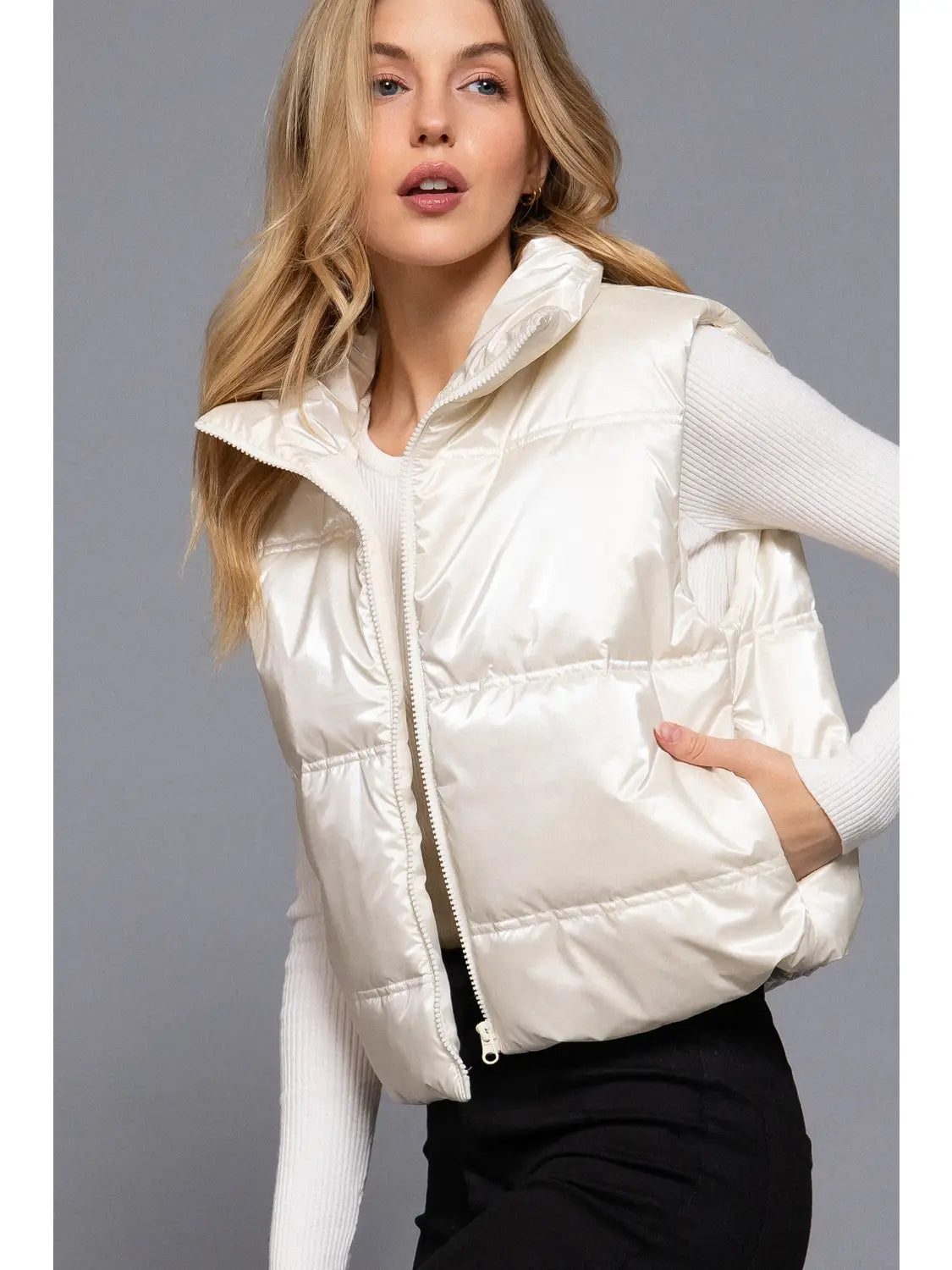 High Neck Vest