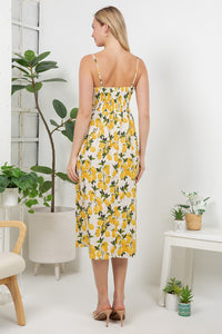 Lemon Midi Dress
