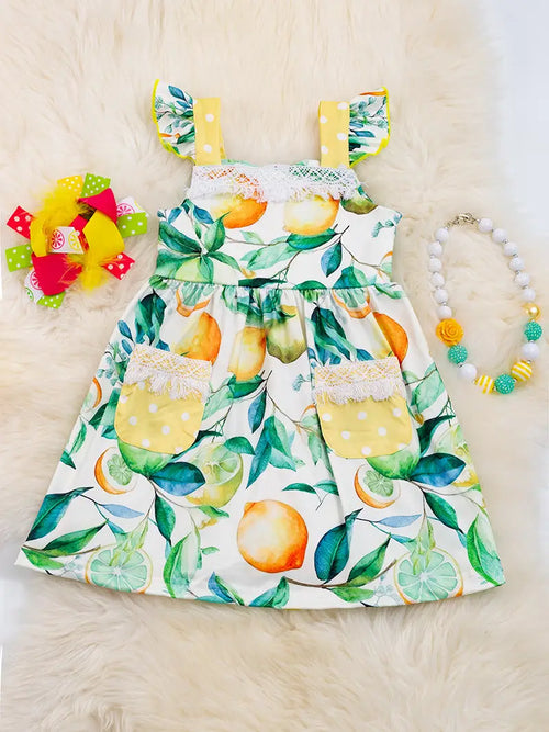 Kids Lemon Dress