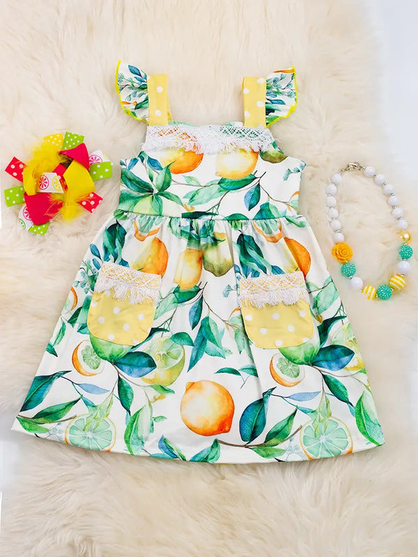 Kids Lemon Dress