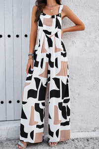 Sleeveless Wide Leg Jumpsuit