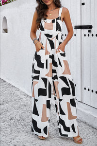 Sleeveless Wide Leg Jumpsuit