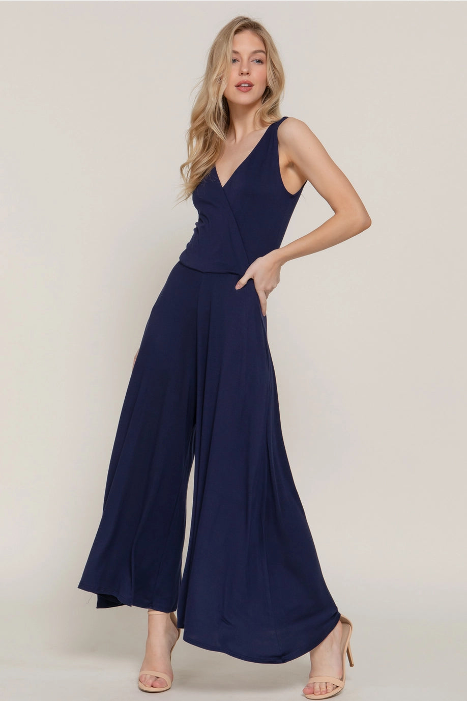 V Neck Jumpsuit – Cora & Viola