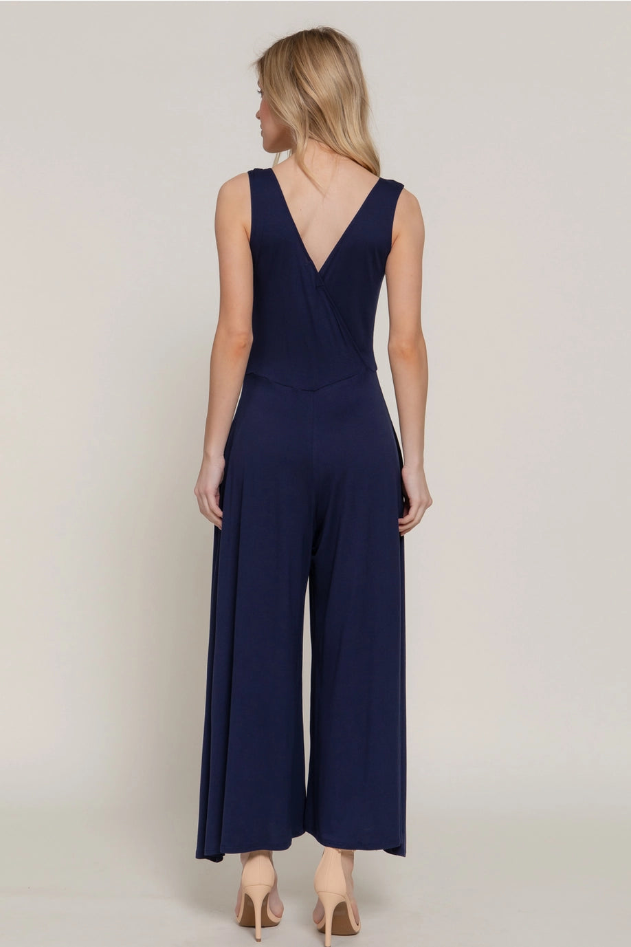 V Neck Jumpsuit