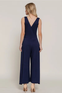 V Neck Jumpsuit