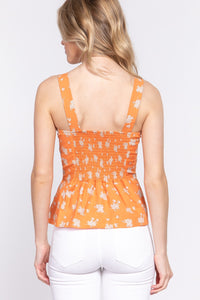 Poplin Bustier Top