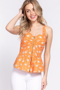Poplin Bustier Top