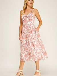 Papaya Midi Dress