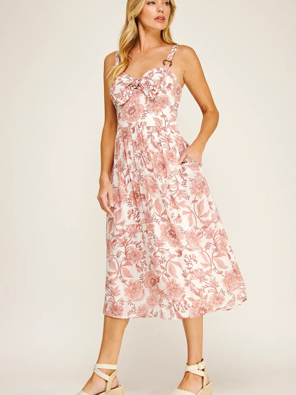 Papaya Midi Dress