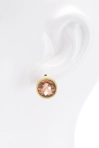 Glass Stud Earrings