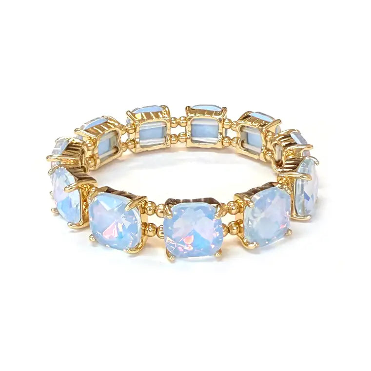 Crystal Linked Stretch Bracelet