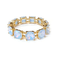 Crystal Linked Stretch Bracelet