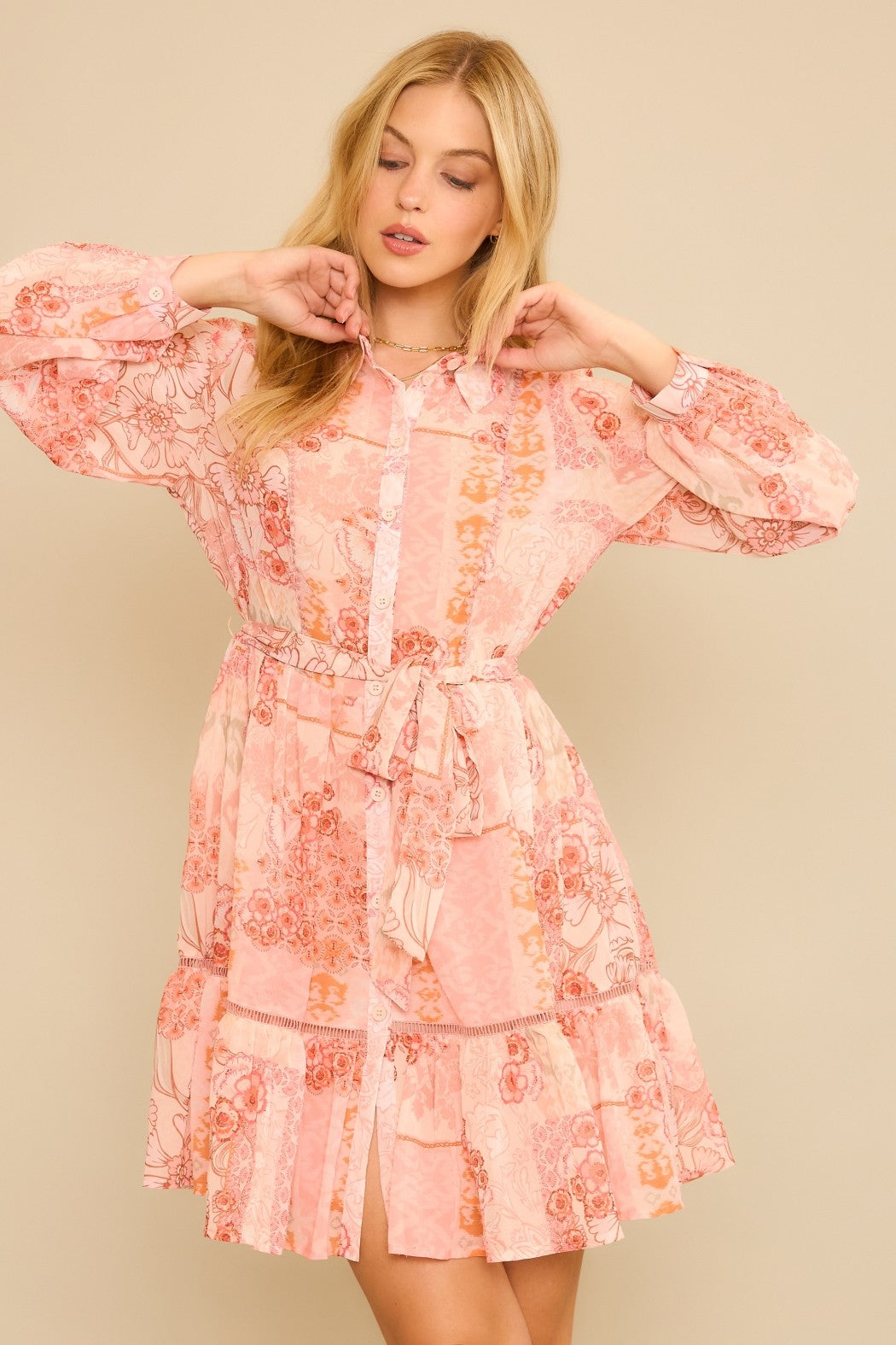 Flower Print Dress