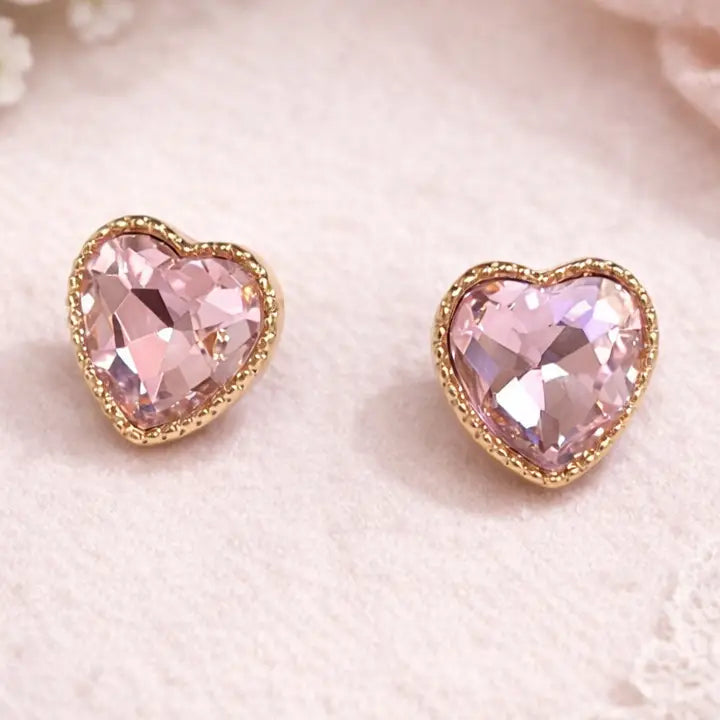Heart Stud Earrings
