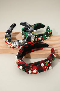 Holiday Pearl Headband