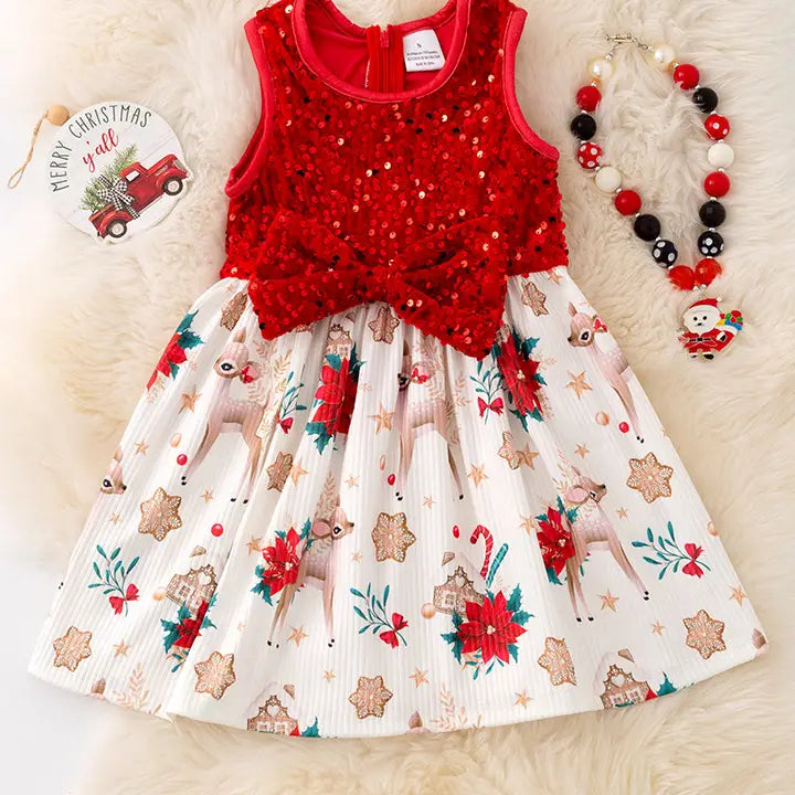 Poinsettia Dress